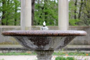 Springbrunnen Wasserspiel