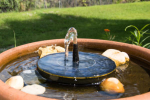 Solar-Panel Brunnen