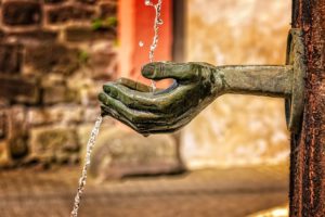 Wasserspiel Brunnen