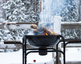 Grillen im Winter