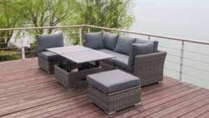 Gartenlounge aus Polyrattan